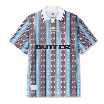 Butter Goods x Umbro Jersey Vert Sky / Brown